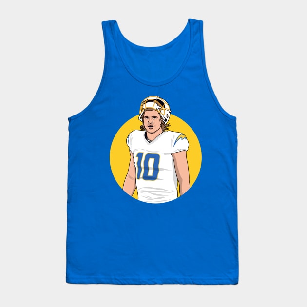 justin herbert and Los Angeles Tank Top by rsclvisual